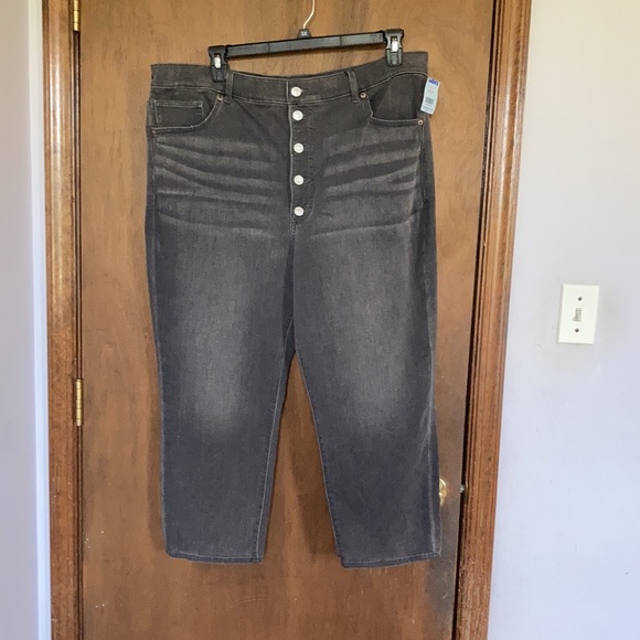 Express Super high rise slim button fly jean size 18 S - Picture 6 of 17